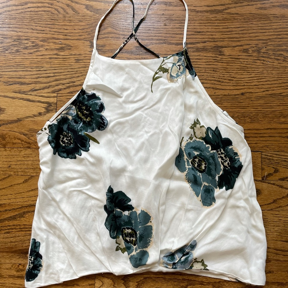 UO Strappy Floral Top